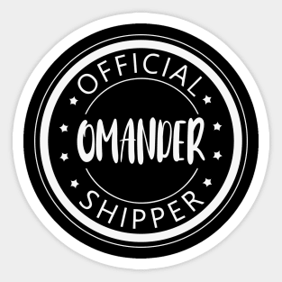 Official Shipper Sticker